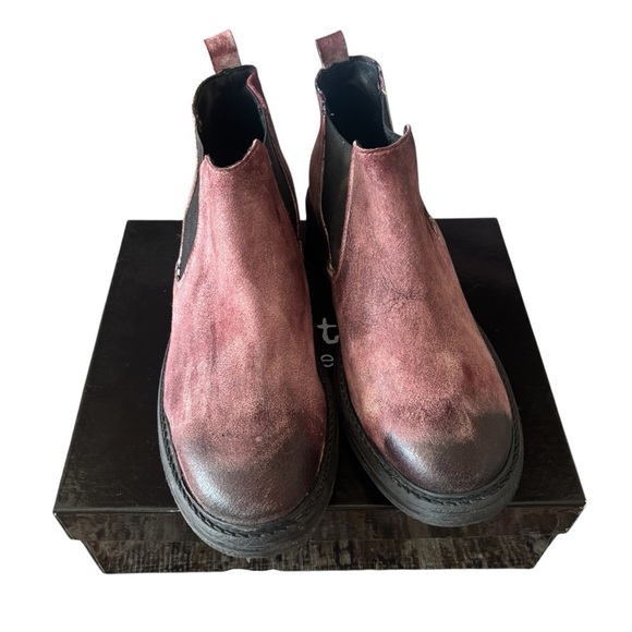 Ego-Trip Women’s Chukka Boots in Rich Burgundy Size 40 - Picture 3 of 7